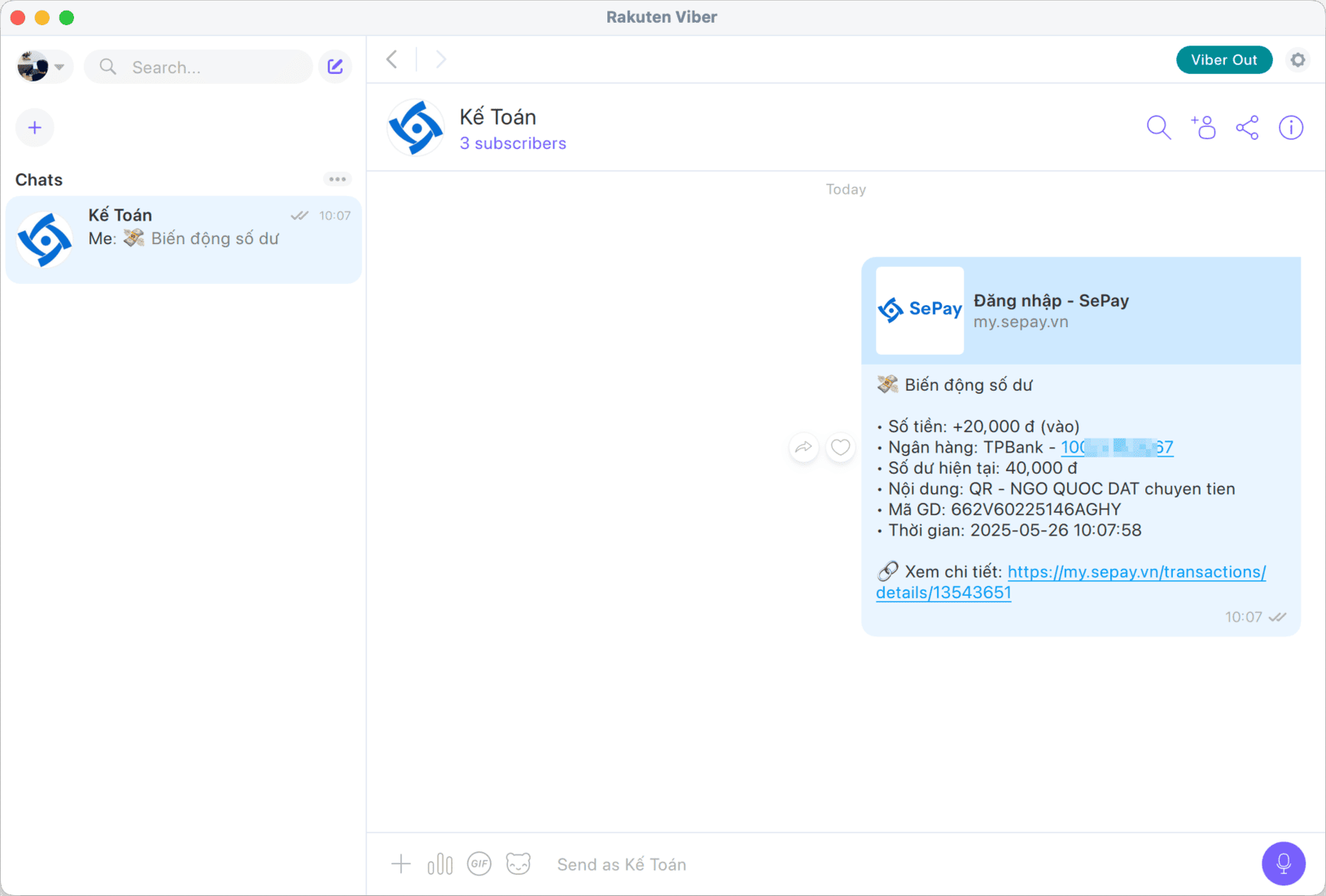 Viber Integration Overview